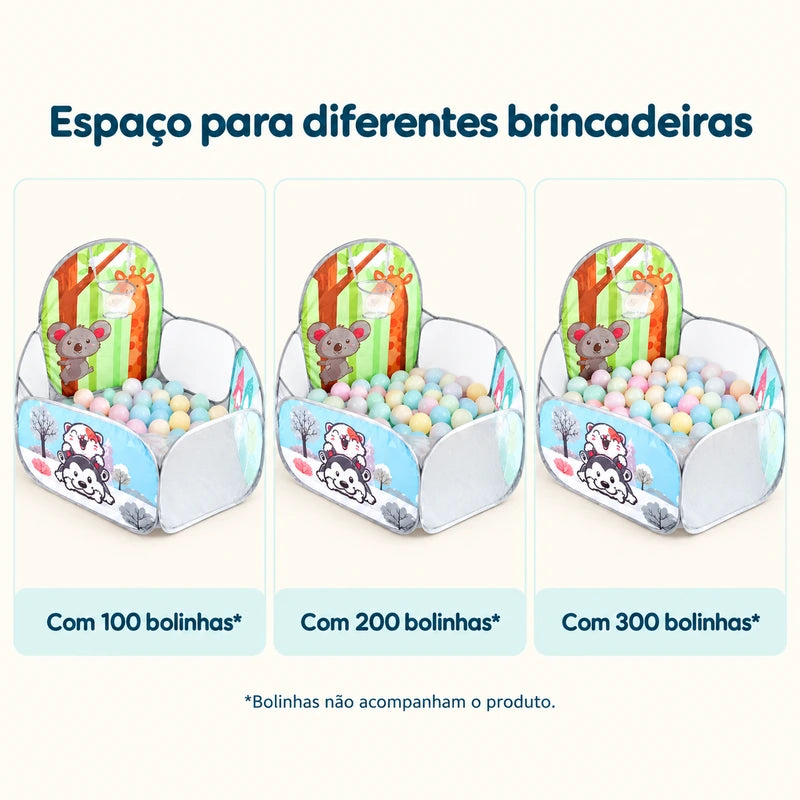 Espaço amplo da Piscina Infantil Safari